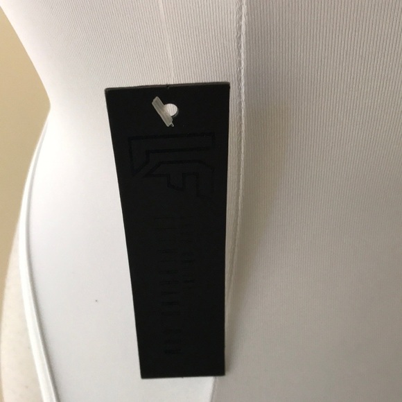 New! LF THE BRAND Size S white high cut bodysuit - Picture 4 of 8